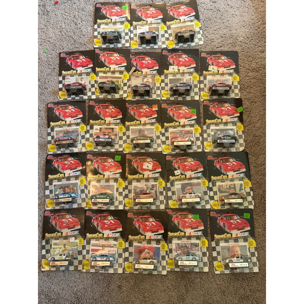 Vintage 1990 Racing Champions NASCAR 1/64 Diecast Lot 23 Cars Petty Foyt Elliott